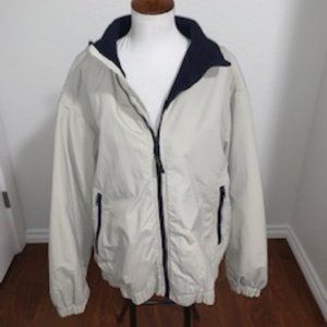 Eddie Bauer Jacket Windfoil Polartec Fleece Lined